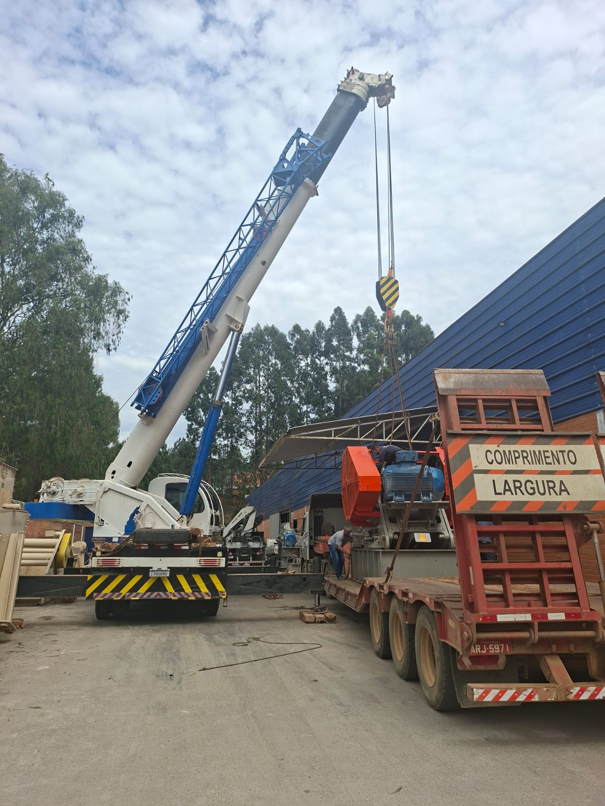 Serviço de guindaste