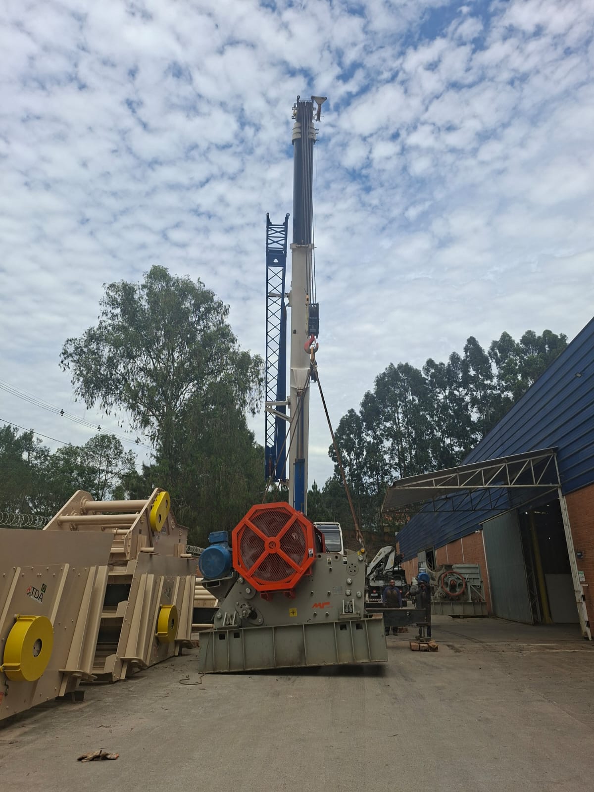 Serviço de guindaste