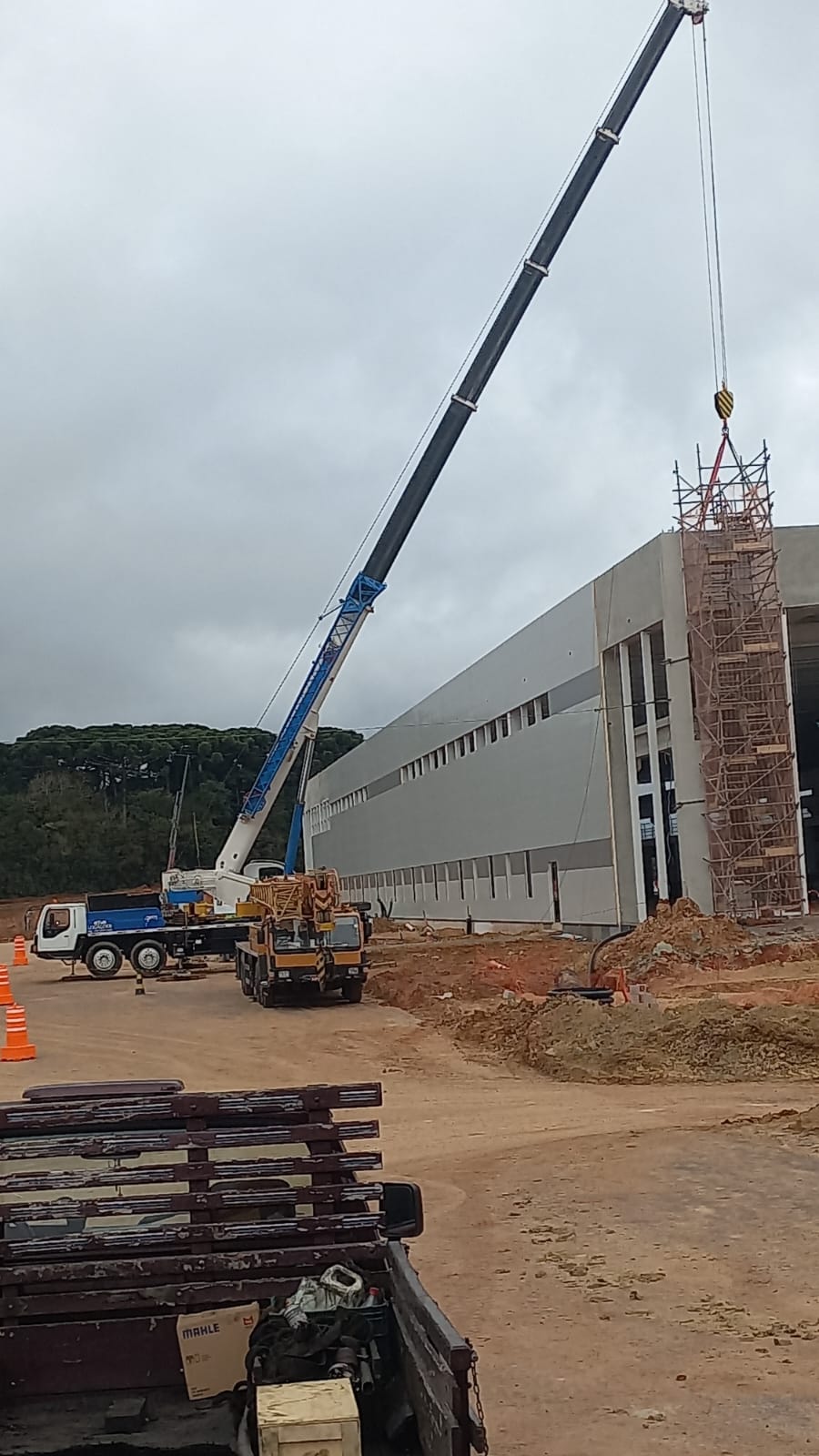 Serviço de guindaste