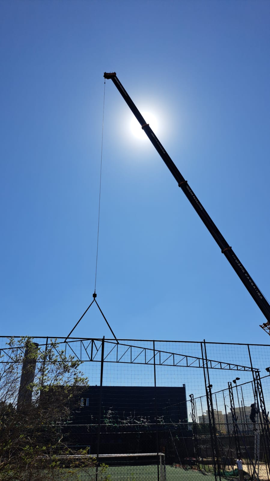 Serviço de guindaste